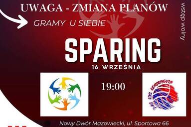 Zmiana w sparingu NOWEL LOS Nowy Dwór Mazowiecki - PGE LTS Legionovia Legionowo